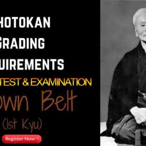Grading Test & Examination for Brown 1st KYU